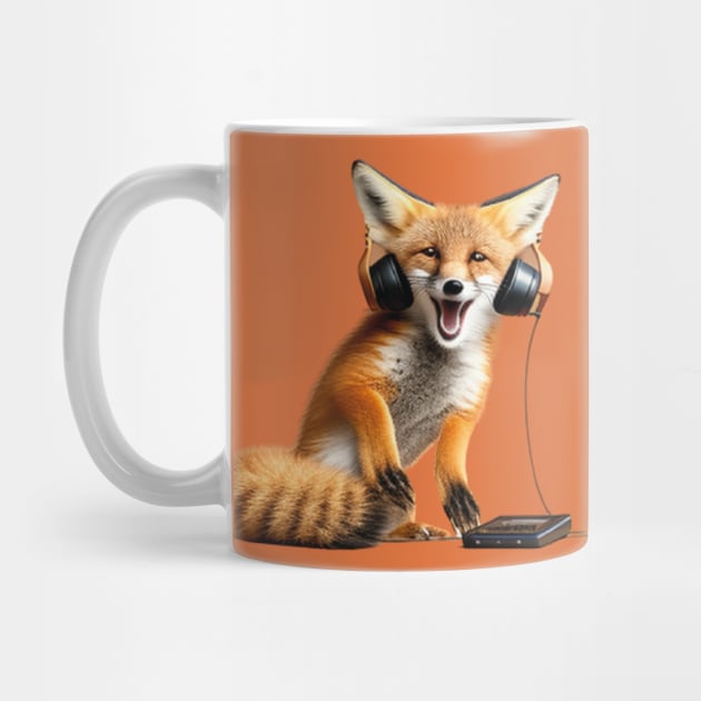 Smiling Musical Fox by TOMOBIRI